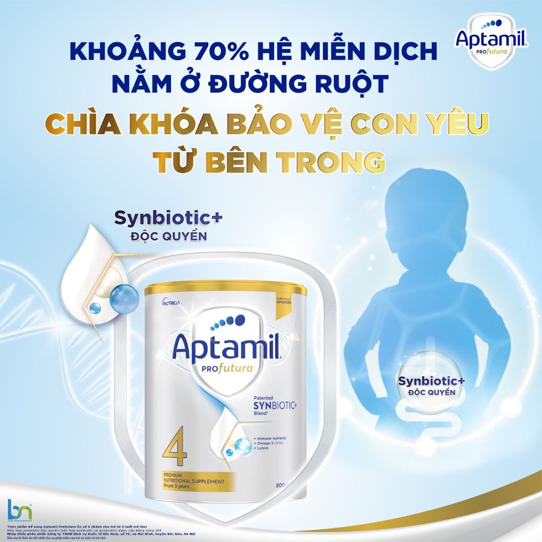 Công thức Synbiotic+ chìa khóa bảo vệ con yêu từ bên trong