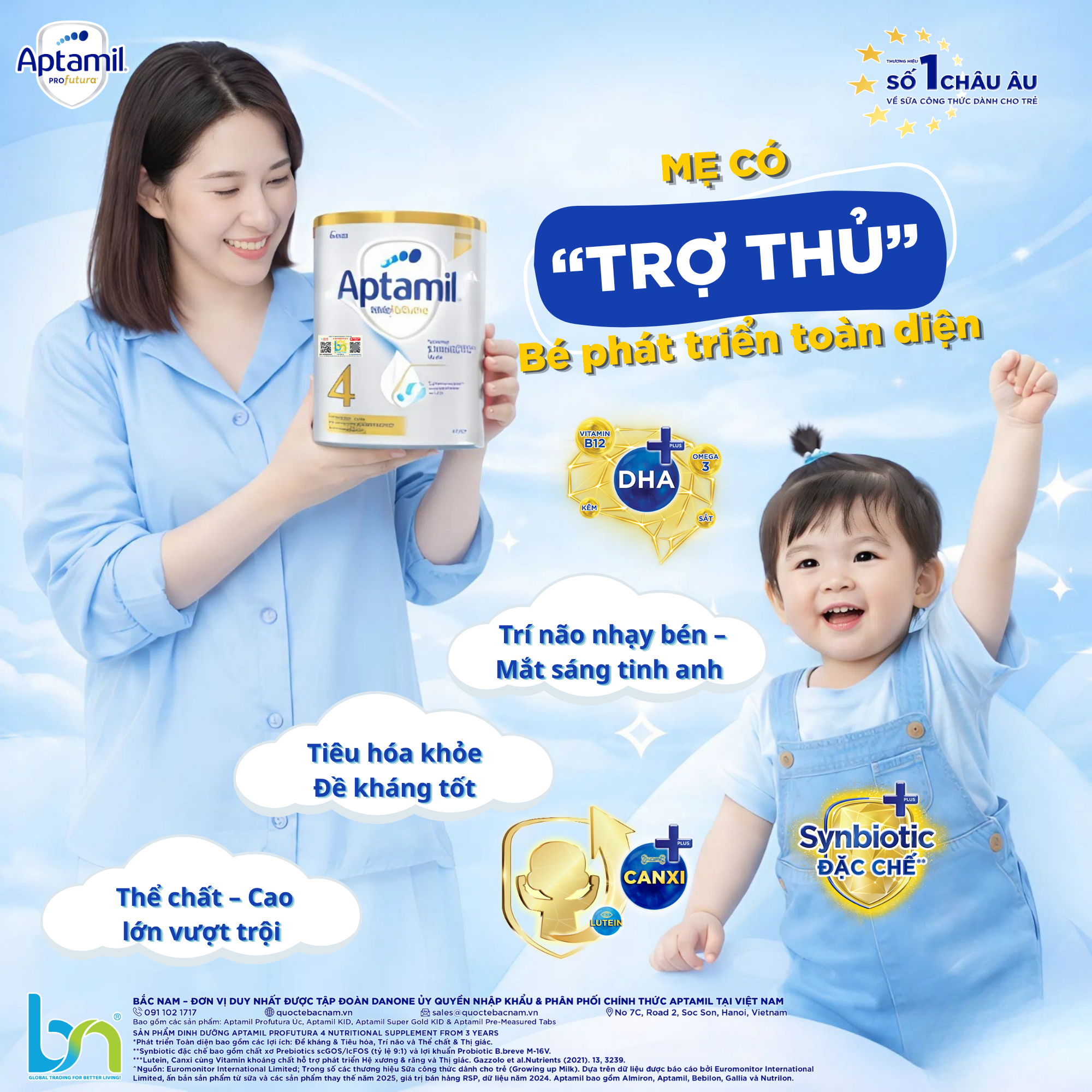 top 1 sua cong thuc danh cho tre aptamil uc