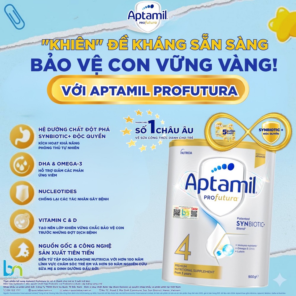 tuong dai sua cong thuc aptamil profutura uc cho con mien dich khoe