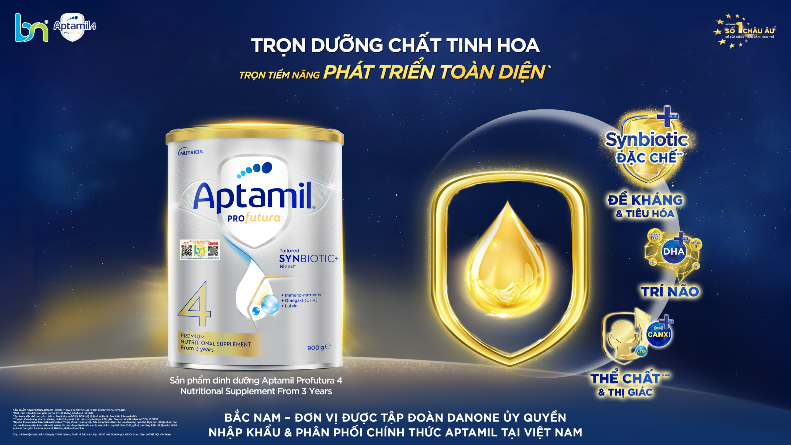 Trọn dưỡng chất tinh hoa, trọn tiềm năng phát triển toàn diện